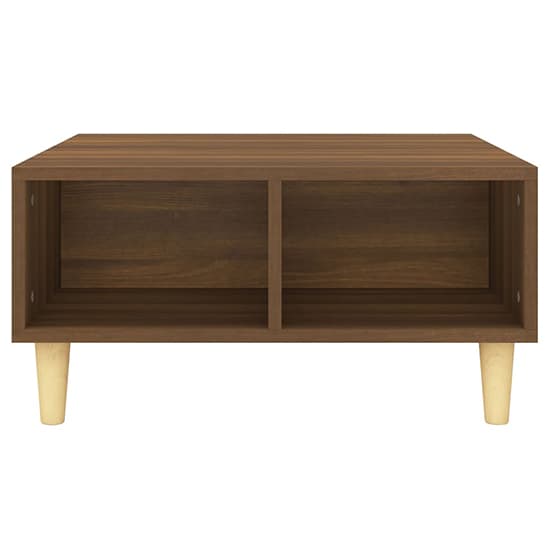 Riye Wooden Coffee Table With 2 Shelves In Brown Oak_4