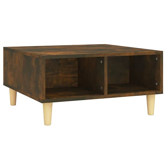 Riye Wooden Coffee Table With 2 Shelves In Smoked Oak_3