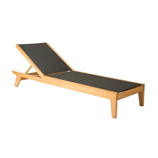 Robalt Adjustable Wooden Sun Bed With Side Table In Natural_2