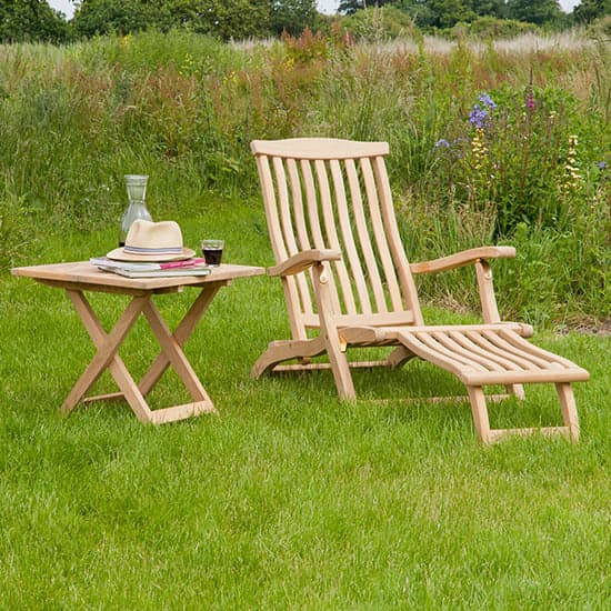 Robalt Outdoor Wooden Steamer Relaxing Chair In Natural_2