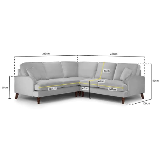 Robert Plush Velvet Corner Sofa Large In Beige_6