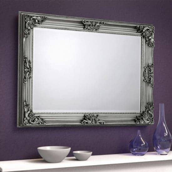 Raheema Wall Bedroom Mirror In Pewter