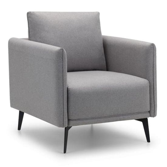 Rania Fabric Upholstered Armchair In Palmira Wool Effect_2