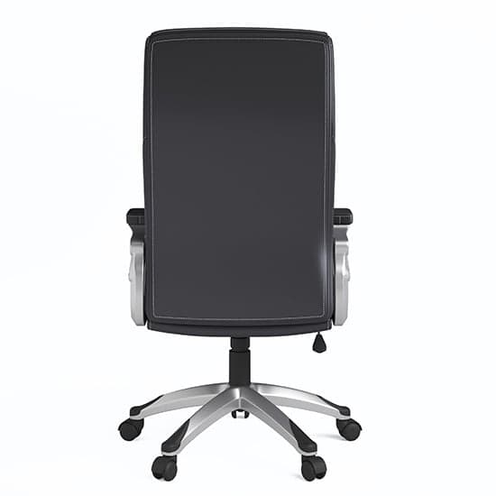 Romsey Faux Leather Home And Office Chair In Black_4