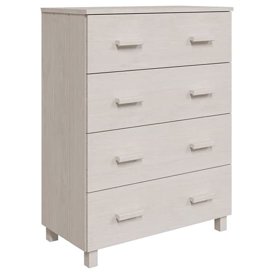 Ronen Pine Wood Chest Of 4 Drawers In White_3