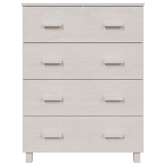 Ronen Pine Wood Chest Of 4 Drawers In White_4