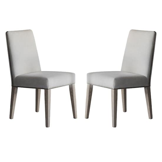 Roselle Cement Linen Fabric Dining Chairs In Pair_1