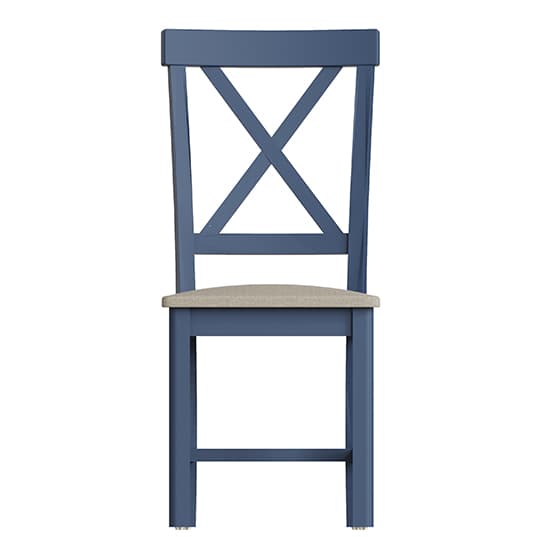Rosemont Wooden Dining Chair In Dark Blue_3