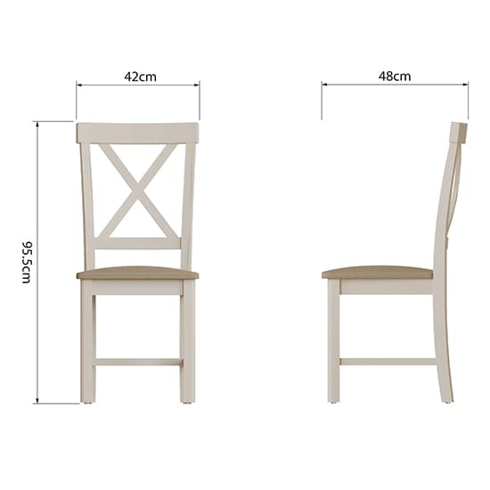 Rosemont Wooden Dining Chair In Dove Grey_6