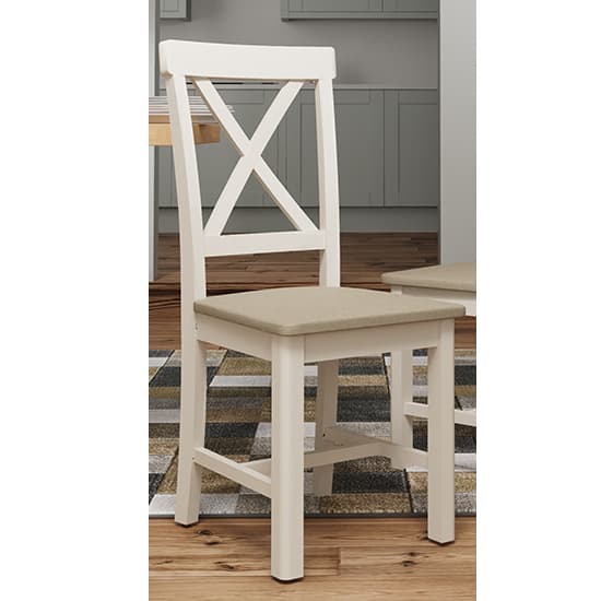 Rosemont Wooden Dining Chair In Dove Grey Furniture in Fashion