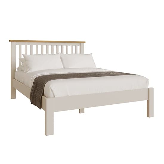 Rosemont Wooden Double Bed In Dove Grey_2