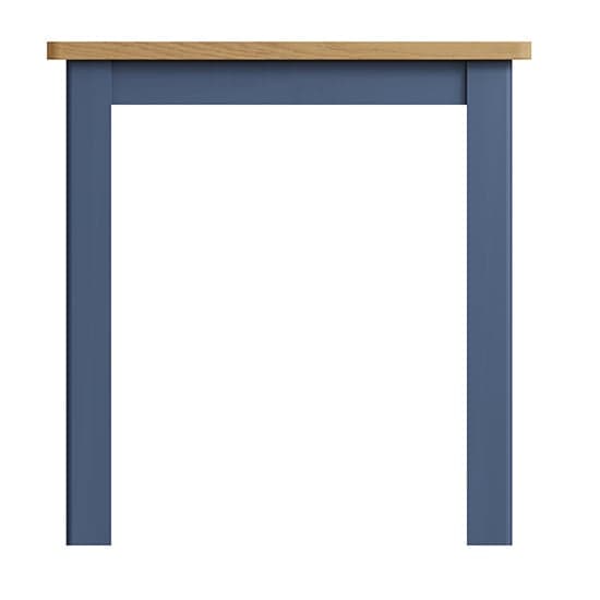 Rosemont Square Wooden Dining Table In Dark Blue_2