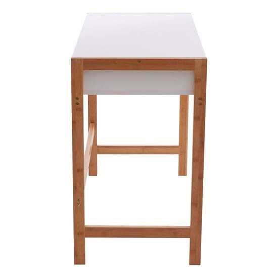 Rosta Wooden Computer Desk In White And Natural_3