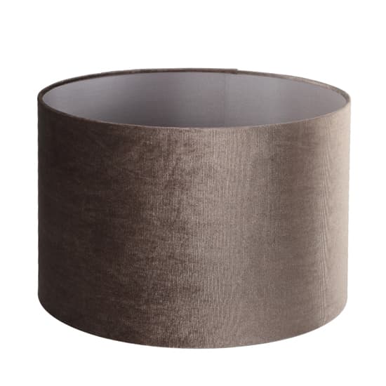 Rovigo Mocha Velvet Shade Table Lamp With Silver Glass Base_5