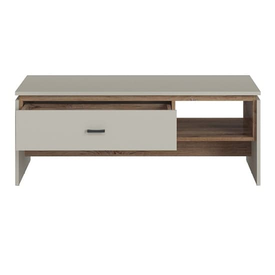 Royse Wooden Coffee Table With 1 Drawer In Grey And Oak_2