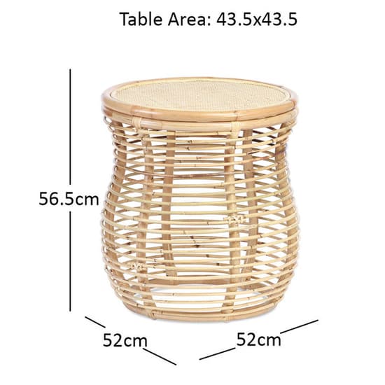 Rybnik Rattan Bistro Set In Natural With 2 Puqi Natural Dining Chairs_4