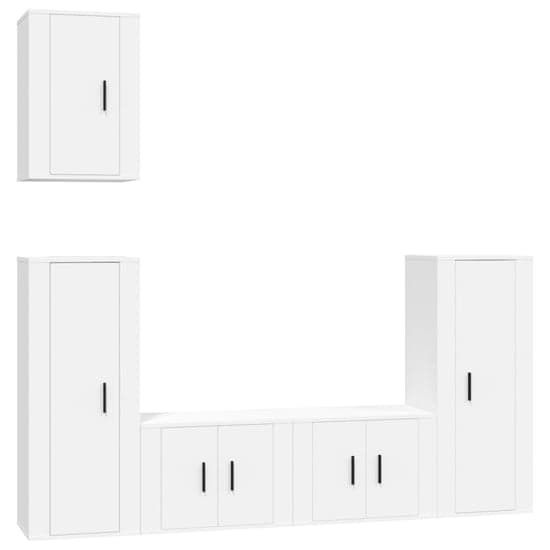 Ryker Wooden Entertainment Unit Wall Hung In White_2