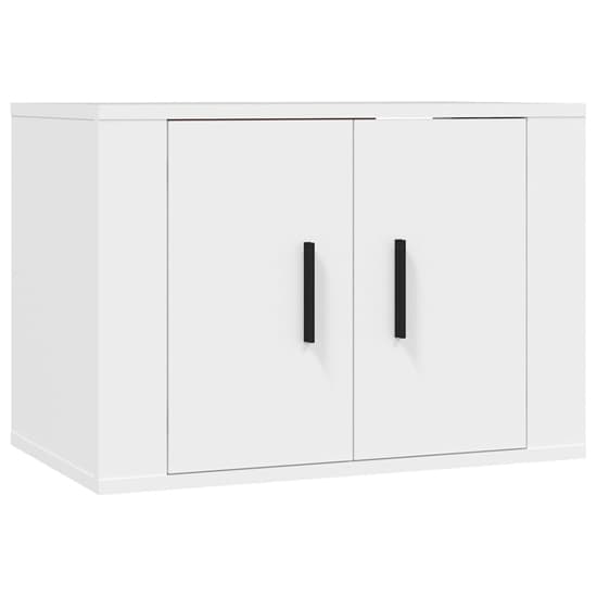 Ryker Wooden Entertainment Unit Wall Hung In White_4