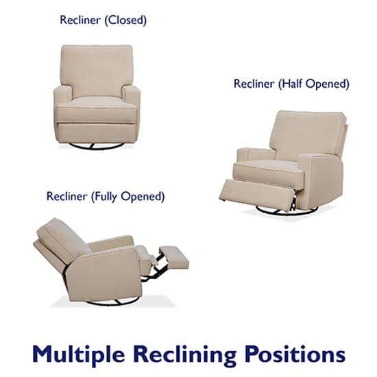 Rylie Fabric Swivel And Gliding Recliner Chair In Beige_4