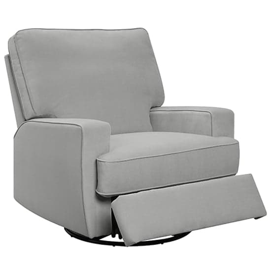 Rylie Fabric Swivel And Gliding Recliner Chair In Grey_2