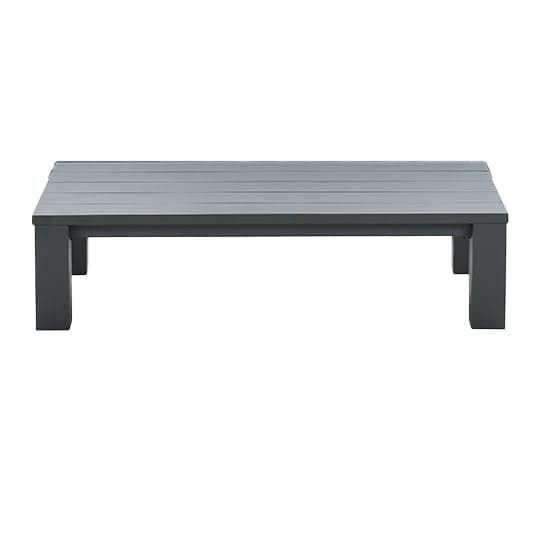 Saar Aluminium Outdoor Coffee Table In Carbon Black Frame_1