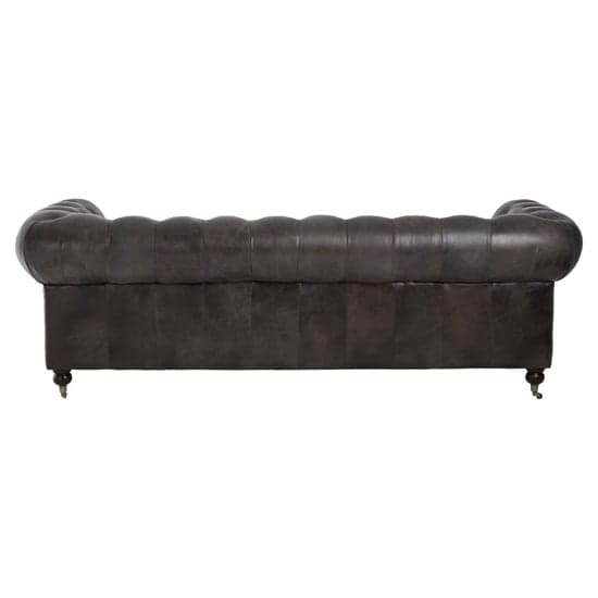 Sadalmelik Upholstered Leather 3 Seater Sofa In Dark Grey_6