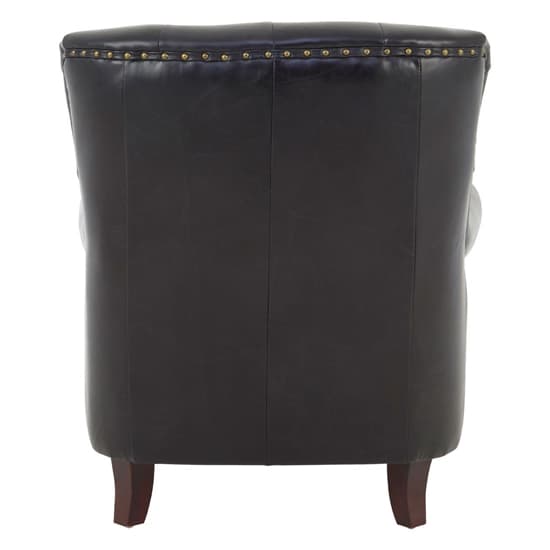 Sadalmelik Upholstered Leather Armchair In Black_5