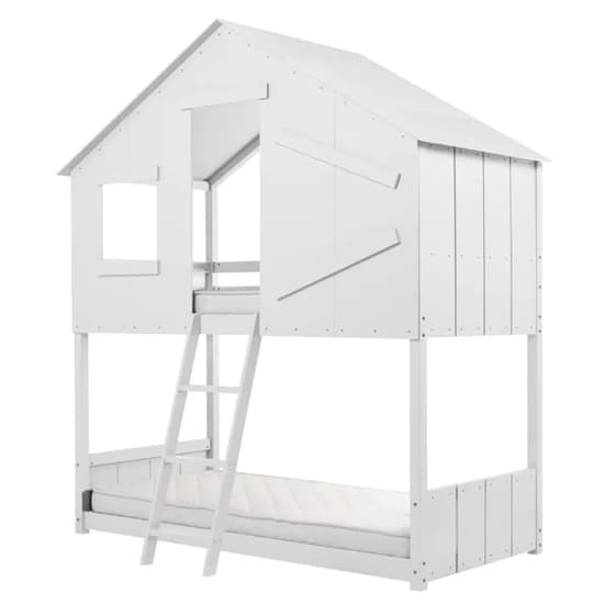 Safaris Wooden Bunk Bed In White_2