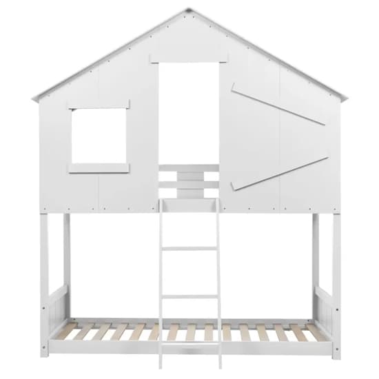 Safaris Wooden Bunk Bed In White_4