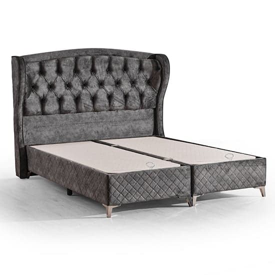 Safran Double Storage Bed In Grey Marvel Fabric_3