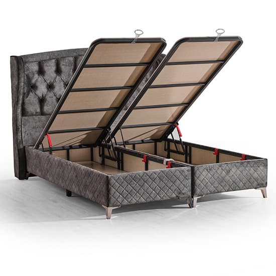 Safran Double Storage Bed In Grey Marvel Fabric_4