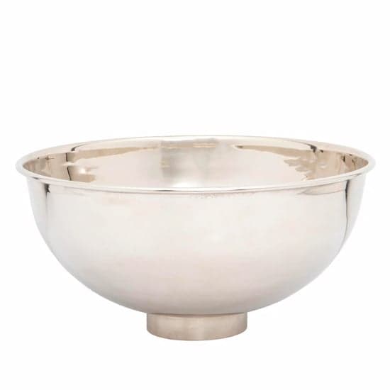 Saginaw Mirrored Decorative Bowl In Polished Silver_2