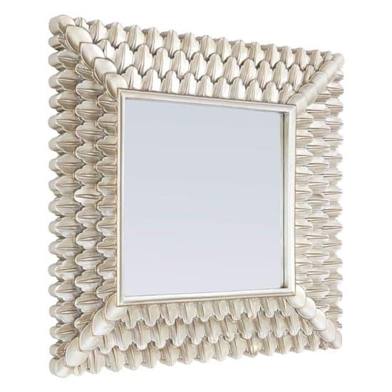 Sally Square Wall Bedroom Mirror In Luxurious Gold Frame_1