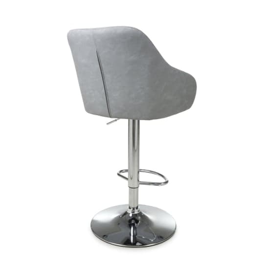 Salta Light Grey Leather Effect Bar Stools In Pair_3