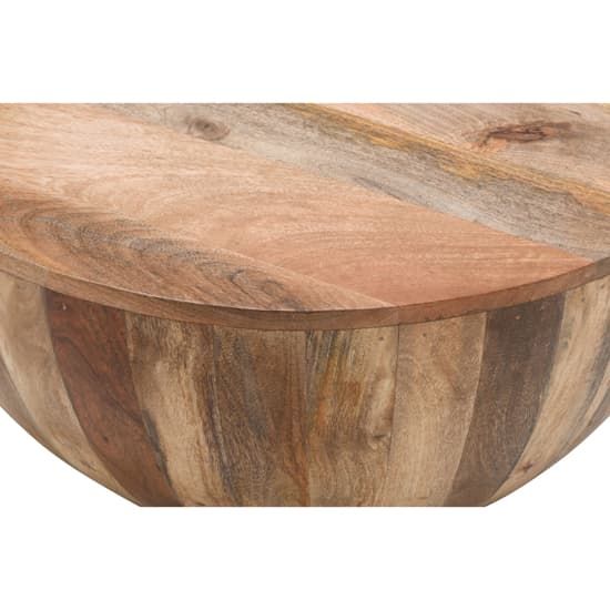 Salter Solid Mangowood Drum Coffee Table In Rough Swan_4