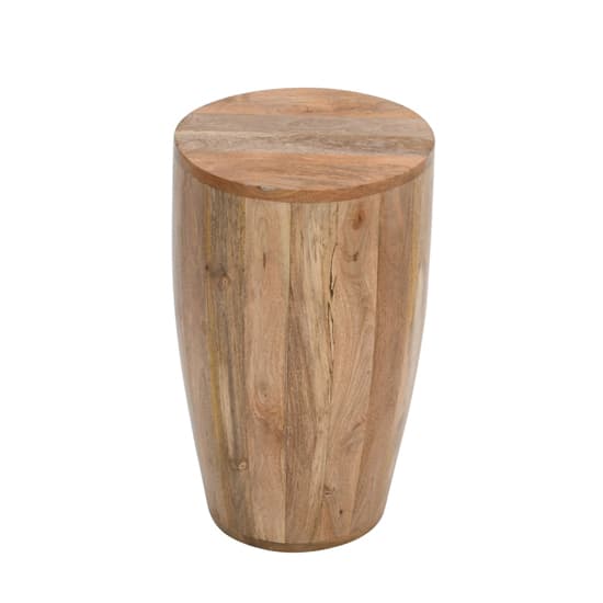 Salter Solid Mangowood Drum Side Table In Rough Swan_3