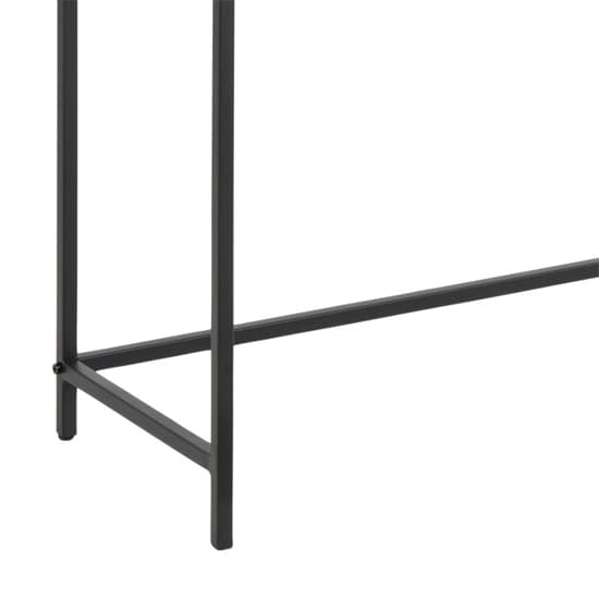 Salvo Wooden Console Table In Ash Black With Undershelf_5