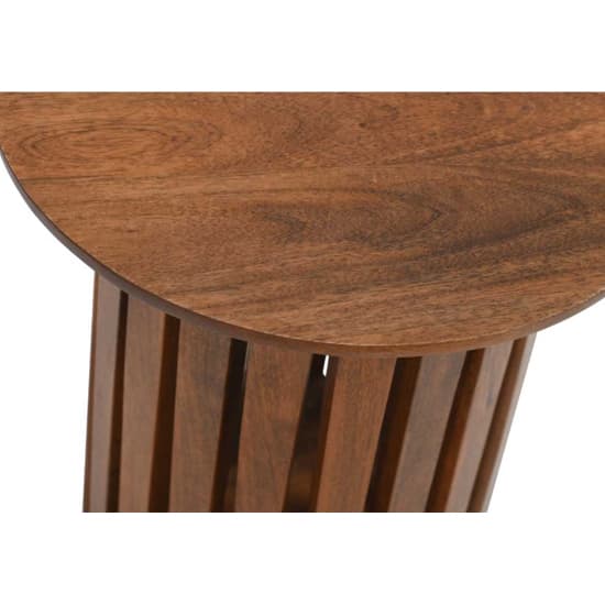 Salvo Mango Wood Side Table Round In Walnut_3