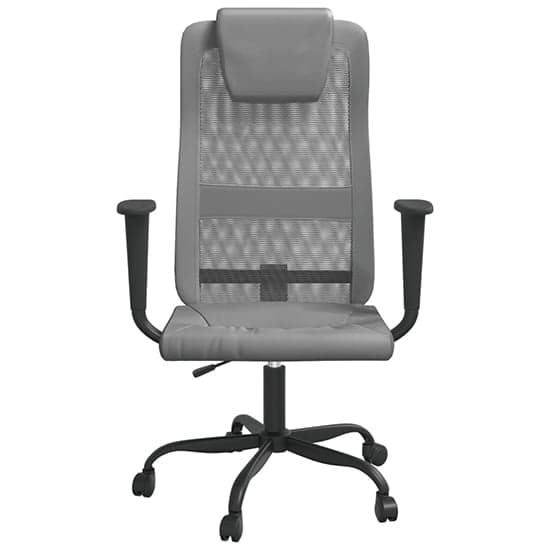 Salvo Mesh Fabric Home And Office Chair In Grey_3