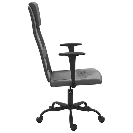 Salvo Mesh Fabric Home And Office Chair In Grey_4