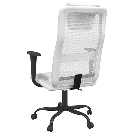 Salvo Mesh Fabric Home And Office Chair In White_5