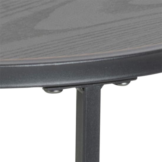 Salvo Wooden Side Table Round In Ash Black_4