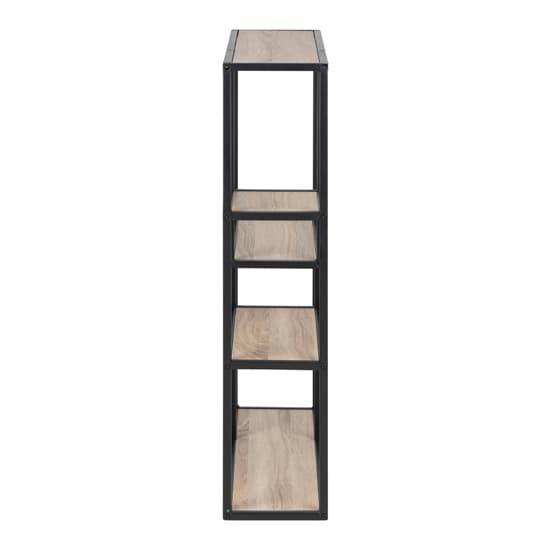 Salvo Wooden Bookcase With 3 Shelves In Sonoma Oak_3