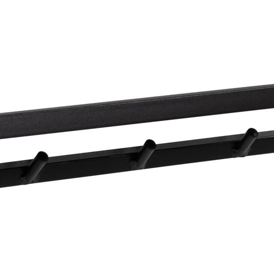 Salvo Wooden Coat Rack Wall Hung With 7 Hooks In Ash Black_4