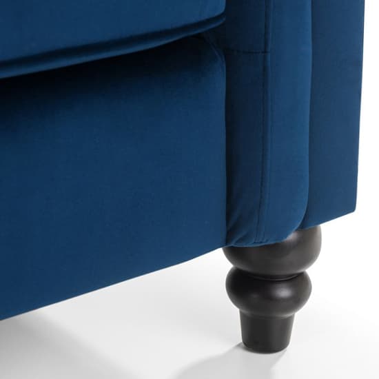 Sadaf Velvet Armchair In Blue_5