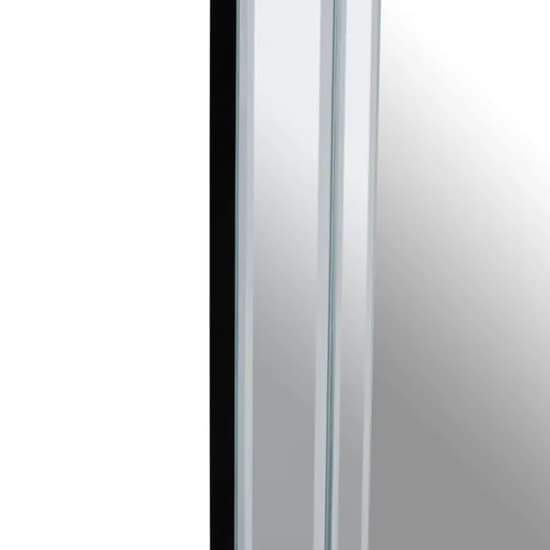 Sanford Large Clear Mirrored Glass Bevelled Wall Mirror_5