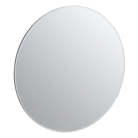 Sanford Small Round Wall Mirror With Mirrored Frame Furniture in Fashion