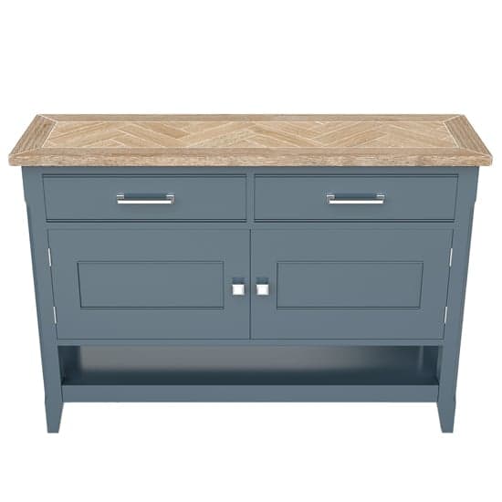 Sanford Wooden Sideboard With 2 Doors 2 Drawers In Blue_2