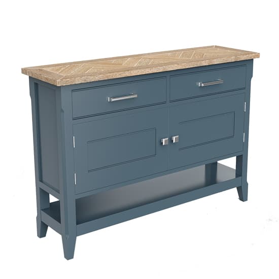 Sanford Wooden Sideboard With 2 Doors 2 Drawers In Blue_3