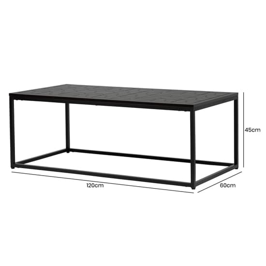 Sarnia Wooden Coffee Table In Matte Black_5